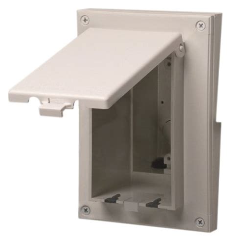 electrical box in lap siding|low profile electrical box.